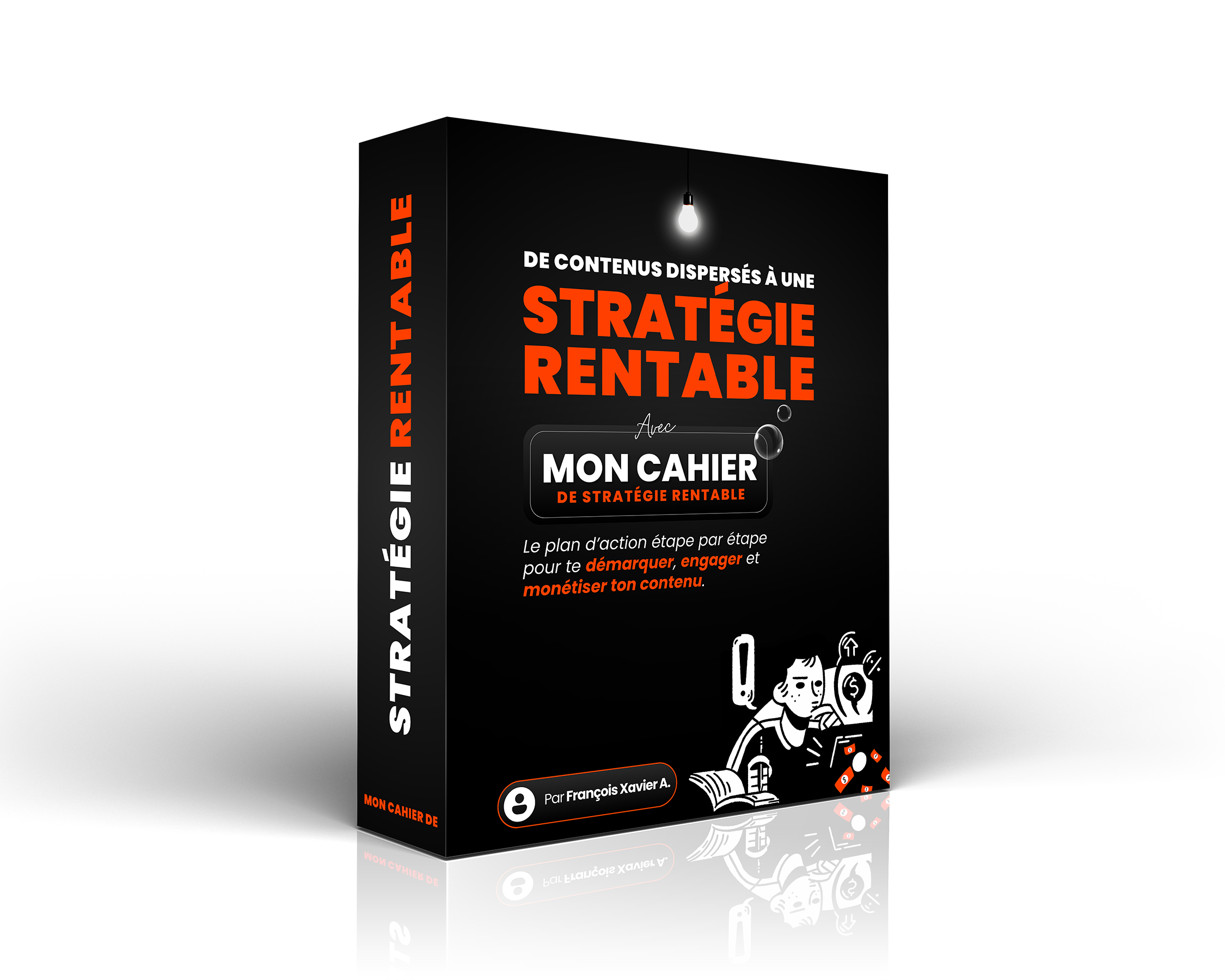 Mon Cahier de Stratégie de Contenu Authentique et Rentable - cahier digital pour construire une stratégie rentable